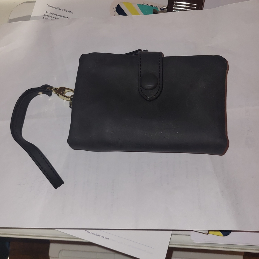 Black Wristlet Wallet